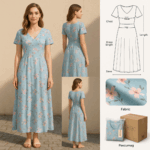 “BLOOM FLOW MAXI FLORAL DRESS” (Summer 2026)