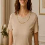 Ladies Premium Fit T-Shirt – “Paris Beige Edition”