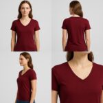 V-NECK T-SHIRT Women) – Website Upload Information
