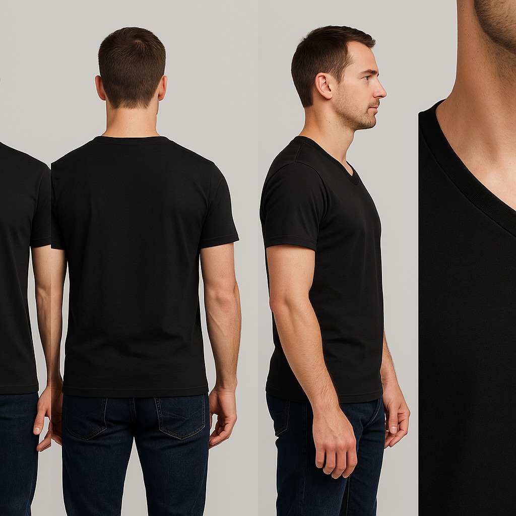 IMG-20251204-WA0113 HISTELLE Premium V-Neck T-Shirt – Men’s - Image 1