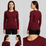 Ladies Cotton L/S T-Shirt (Basic) – HISTELLE Casuals