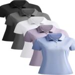 HISTELLE Ladies 100% Polyester Dri-Fit Micro Pique Fabric Polo Shirt