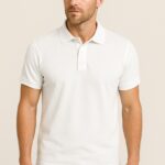 HISTELLE MENS 100% Polyester Dri-Fit Micro Pique Fabric Polo Shirt