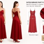 “Satin Mirage Party Evening Dress” (Autumn/Winter 2026)