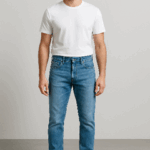 Unisex mom Denim pant