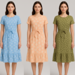 "HISTELLE Premium Floral Midi Dress Collection"